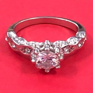 Antique style 4.19 ct Sapphire 925 solid Sterling